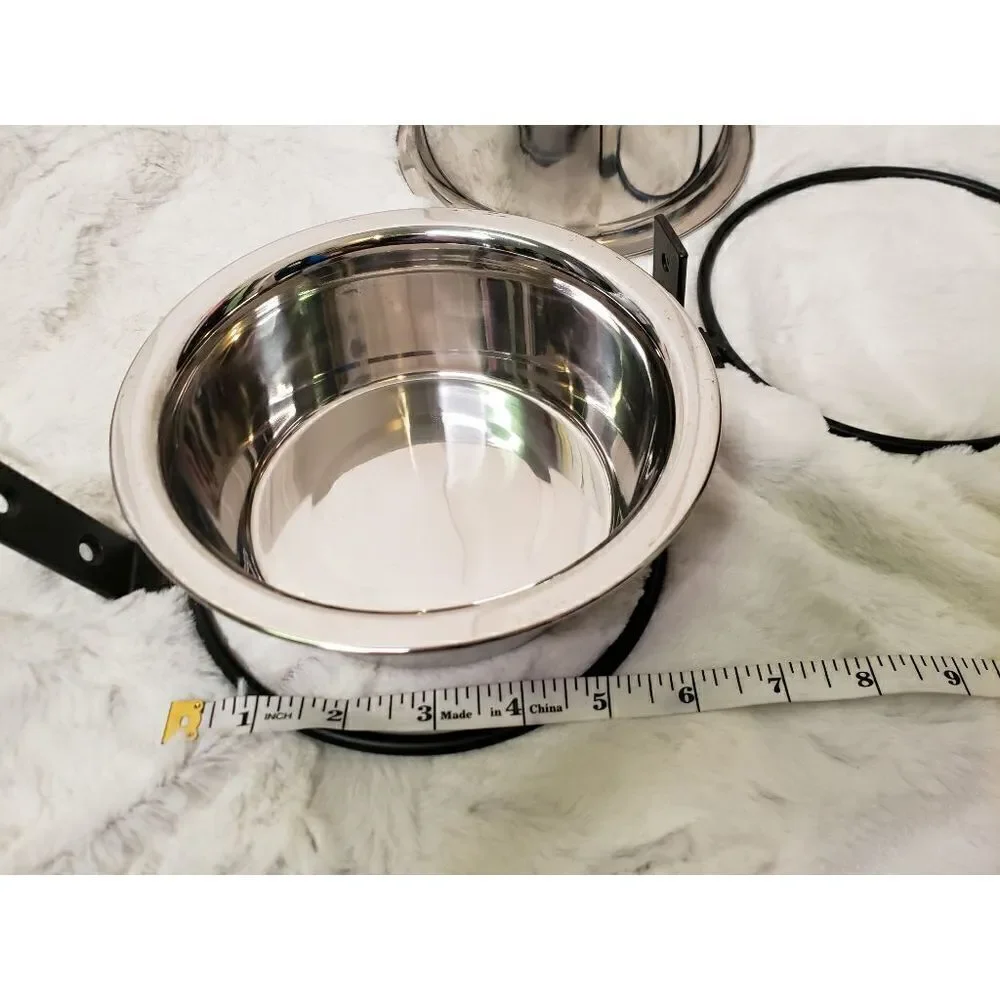NWOT Wall Mounted Dog Bowls (2)